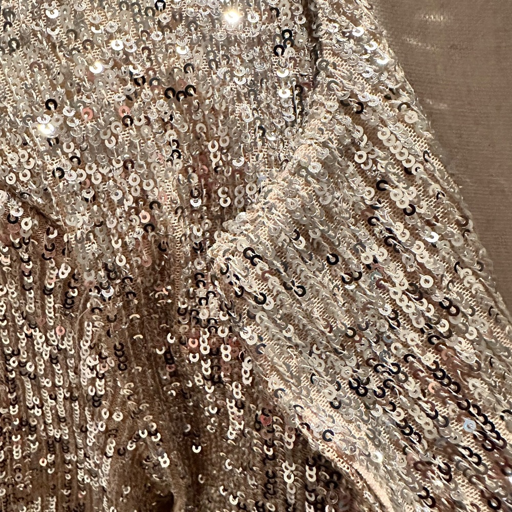 Metallic Sequin Jacket Small - Picture 3 of 5